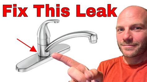 why is the base of my kitchen faucet leaking|Fix Leaking or Dripping Kitchen Faucet 